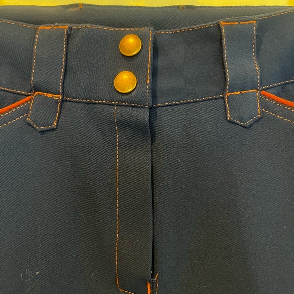 NWOT Piper Evolution High-Rise Breeches Knee Patch, Lapis Blue, Size 12, Girls - Picture 7 of 12